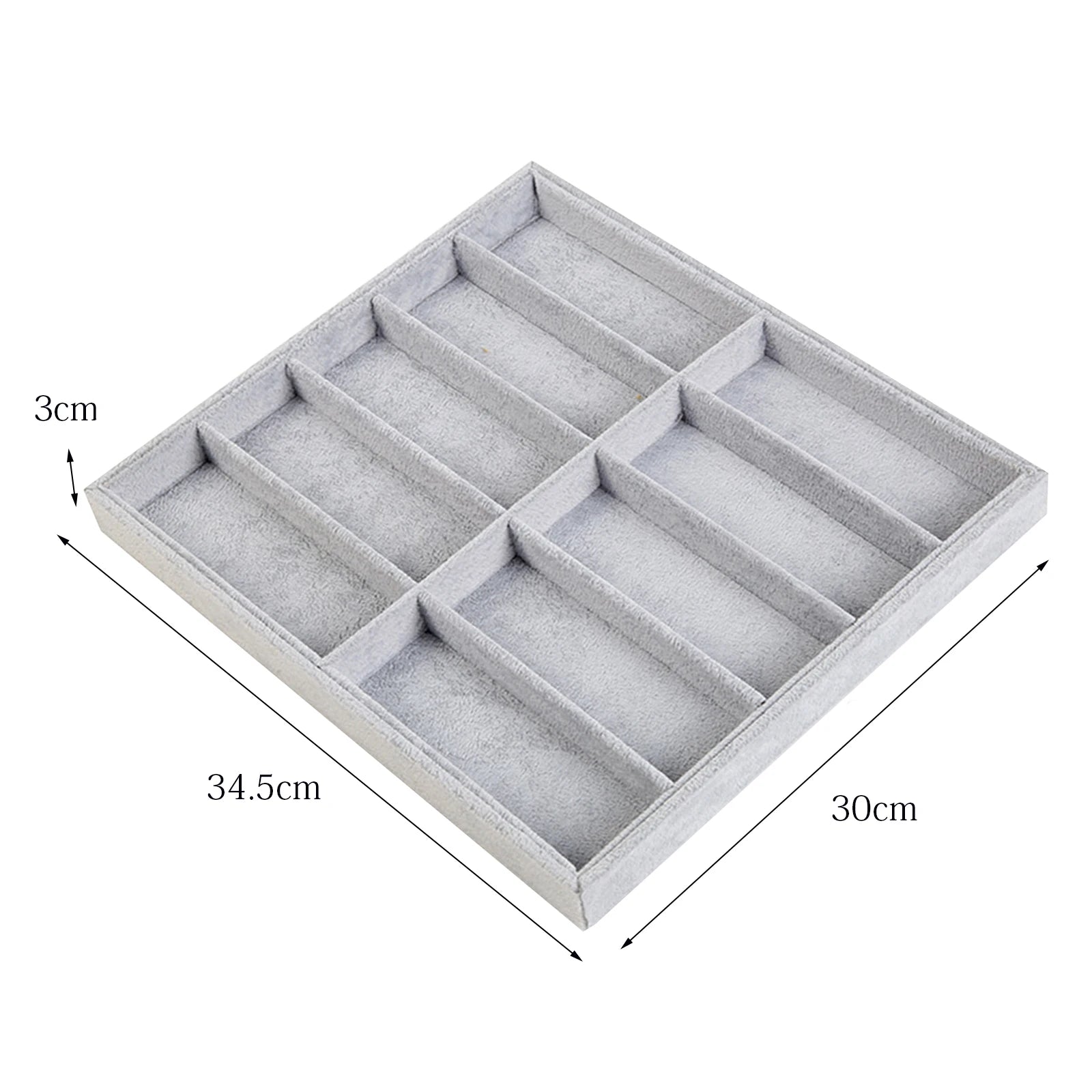Fashion Glasses Cases Beige 10 Grids Sunglasses Display Box Sunglasses Display Glasses Display Props Jewelry Organizer Tray