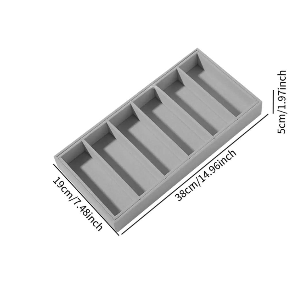 Fashion Glasses Cases Beige 10 Grids Sunglasses Display Box Sunglasses Display Glasses Display Props Jewelry Organizer Tray