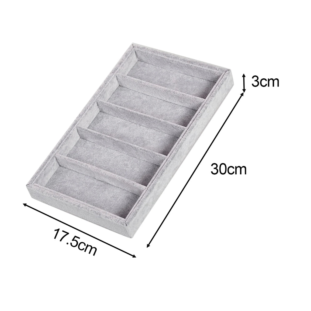 Fashion Glasses Cases Beige 10 Grids Sunglasses Display Box Sunglasses Display Glasses Display Props Jewelry Organizer Tray