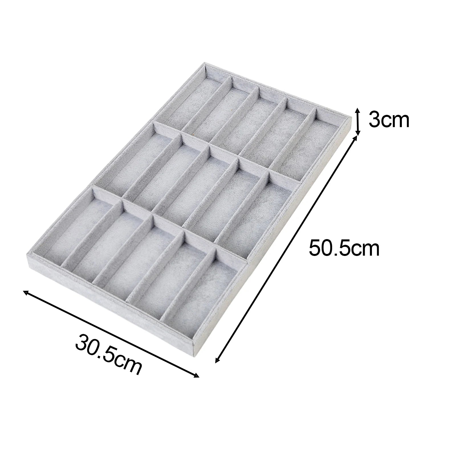 Fashion Glasses Cases Beige 10 Grids Sunglasses Display Box Sunglasses Display Glasses Display Props Jewelry Organizer Tray